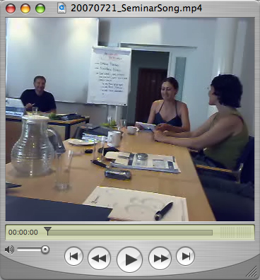 Sommerakademie Feedbackvideo